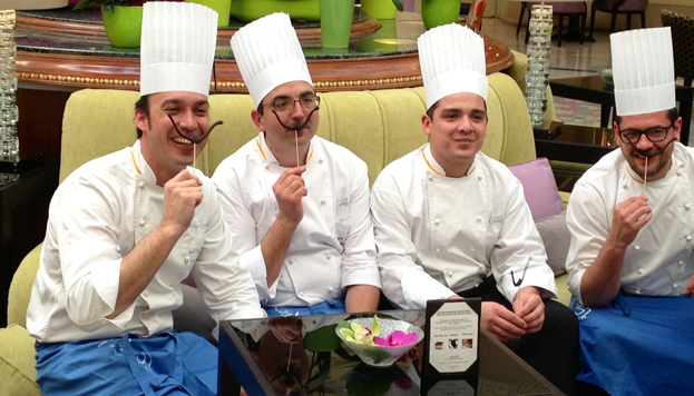 Los cuatro chefs