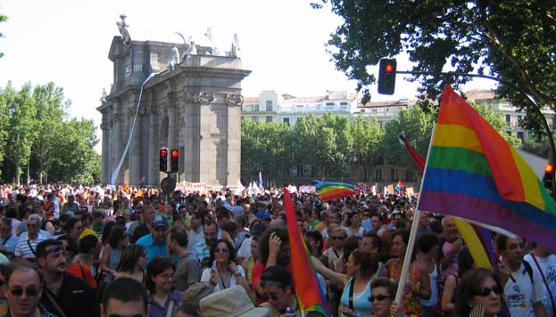 Gay Pride Week. Puerta de Alcalá