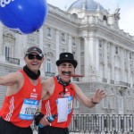 El Maratón de Madrid a su paso por el Palacio Real