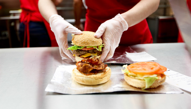Así son las hamburguesas del Five Guys, las favorites de Obama.