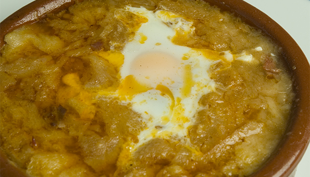 Y, por último, la sopa de ajo con huevo al estilo castellano de Casa Botín. 