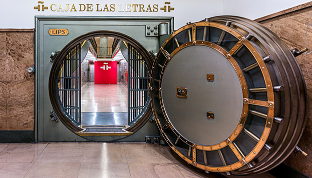 La cámara acorazada es la del Instituto Cervantes. Foto: Instituto Cervantes.