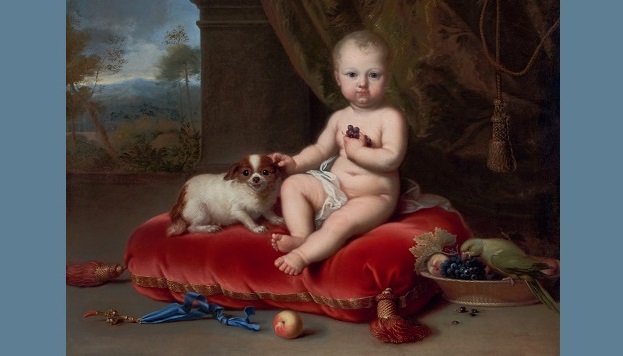 Retrato del infante Carlos, futuro Carlos III, 1716. Michel-Ange Houasse. 