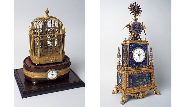 Relojes, piezas de la colección del Museo